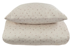 Bomuldssatin sengetøj - 140x200 cm - Soft wood - Blødt sengetøj - By Night sengelinned
