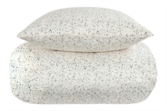 Sengetøj 200x220 cm - Marble white - Sengelinned i 100% Bomuldssatin - By Night sengetøj til dobbeltdyne