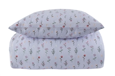 Bæk og bølge sengetøj - 140x220 cm - Blomstret sengetøj - Purple Flowers - Borg Living sengesæt