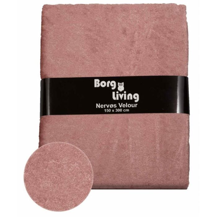 Nervøs Velour - Rosa dug - Pakke med 3 meter 