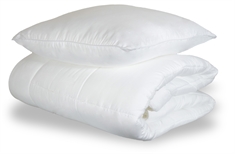 Dyne og pude sæt - 2 lags vinterdyne + Hovedpude - Zen Sleep fiberdyne og fiberpude