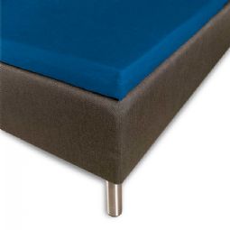 Silkelagen - Kuvertlagen - 100% Silke - Blåt lagen til topmadras - Butterfly Silk