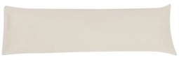 Pudebetræk 50x150 cm - Check Sand - Sandfarvet - 100% bomuldssatin 