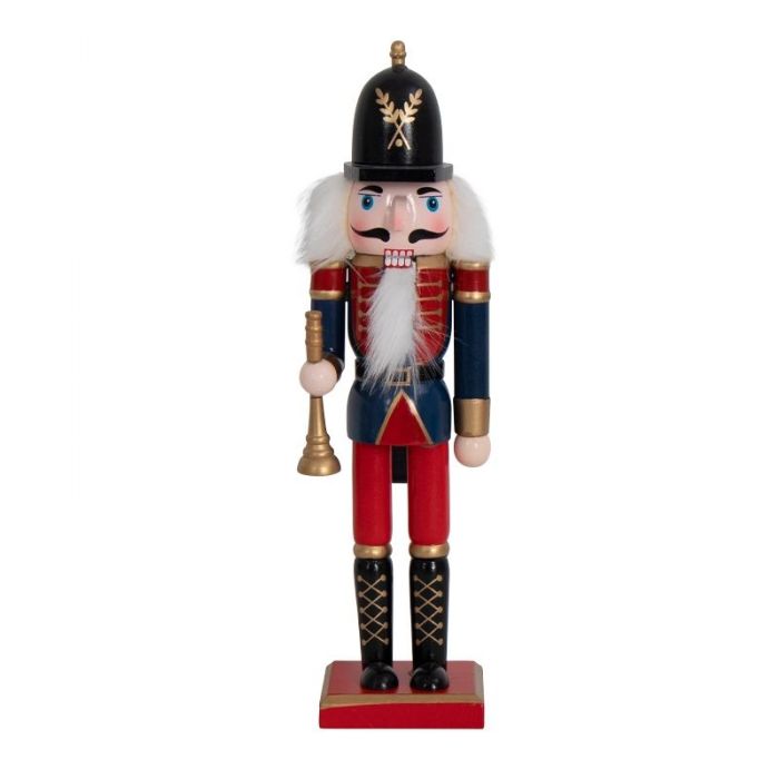 Nøddeknækker 30 cm - Med trompet i hånden - Klassisk og elegant julefigur
