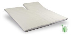 U-Split Topmadras - 180x200 cm 5 cm høj - NASA Memory Skum - Borg Living - Ergonomisk topmadras 