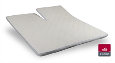 Topmadras - 180x200 cm 5 cm høj - U-split topmadras til elevationseng - Temperaturregulerende OUTLAST teknologi - Cool Zone Temperature Control