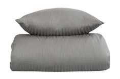 Egyptisk bomuld sengetøj - 150x210 cm - Lyse gråt sengetøj - Ekstra blødt sengesæt fra By Borg
