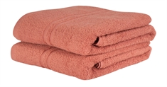 Håndklæde - 50x90 cm - Coral - 100% Bomulds håndklæde - Ekstra blødt