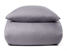 Sengetøj 200x200 cm - Levendel, stribet sengetøj - 100% Egyptisk bomuld - Dobbelt dynebetræk