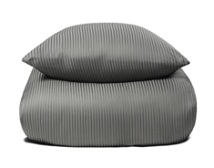 Sengetøj - 240x220 cm - Lysegråt king size sengetøj - 100% Egyptisk bomuld - Ekstra blødt sengesæt fra By Borg