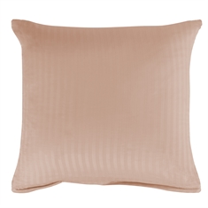 Pudebetræk 60x63 cm - Jacquardvævet - Lyserød - 100% bomuldssatin
