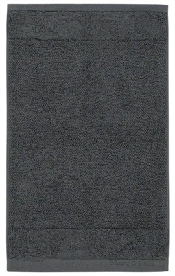 Luksus gæstehåndklæde - 30x50 cm - Antracit - 100% Bomuld - Marc O Polo håndklæder på tilbud