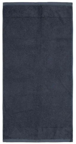 Luksus håndklæde - 50x100 cm - Blå - 100% Bomuld - Marc O Polo håndklæder på tilbud