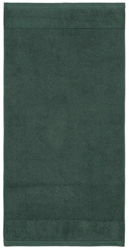 Luksus håndklæde - 50x100 cm - Grøn - 100% Bomuld - Marc O Polo håndklæder på tilbud