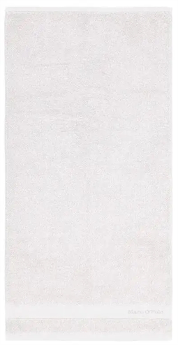Luksus håndklæde - 50x100 cm - Hvid - 100% Bomuld - Marc O Polo håndklæder på tilbud