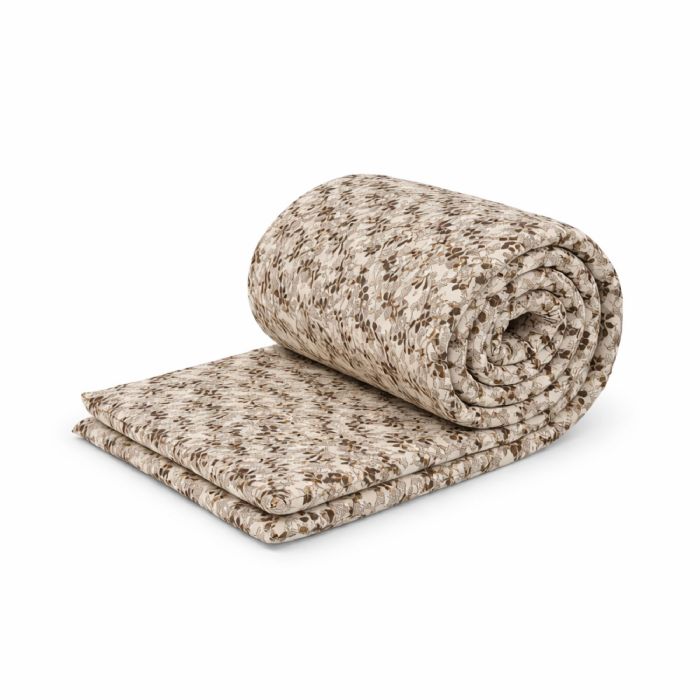 Sengerand - Passer til babyseng 120x60 cm - Beige med blade