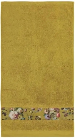 Essenza Fleur - Badehåndklæder - 70x140 cm - Gul - 100% bomuld - Håndklæder fra Essenza