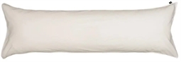 Pudebetræk 50x150 cm - Hvid - 100% ekstra fin bomuld - Høie
