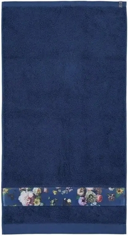 Essenza Fleur - Håndklæder - 60x110 cm - Blå - 100% bomuld - Håndklæder fra Essenza