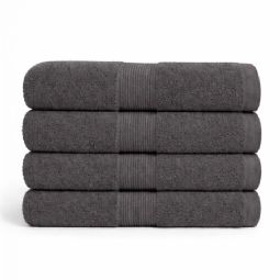 Bomulds håndklæde - 100% bomuld - Grå